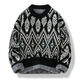 Fhhuabd Round Neck Pullover Herbst- und Winterweite Tops Trendy Brand Dicke gestrickte Pullover Unterwäsche Styling gut aussehendes lässiges Basishemd 9207 Weiß [Hinzufügen] Dicker Stil 2xl [160-180jin [Jin entspricht ca. 0,5 kg]]]