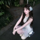 以欧（YIOU）日常可穿夏季甜美收腰设计感短款连衣裙6624 连衣裙 L
