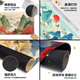 三色猫国风水墨画鼠标垫超大古风山水办公学生键盘桌垫电脑护腕滑子电竞顺滑锁边防滑定制加大加厚高颜值 15122锦绣山河 80厘米x30厘米x4毫米
