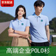 CARLOS KAYLA碧桂园物业工衣 工作服T恤定制logo薄款冰丝企业团体POLO短袖 677 L