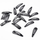 Jiao Xuefei water drop hairpins 20 black side clips for broken hair bangs on the back of the head hairpins clips one-word clips