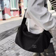 
Sports yoga gym bag swimming bag women's large capacity light luggage storage bag travel slanted backpack crossbody bag [black]