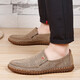 Lujie Tolevas Chaussures Old Pékin Chaussures en tissu de Pékin Légères Luzy Chaussures Summer Beef Beef Tendon Soft Soft Non-Slip Dad Shoes Couleur de chameau (style d'été) 42