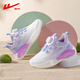
Huili girls' sneakers spring and summer children's shoes casual mesh breathable boys' running shoes 1381 purple 35