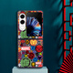 Xiao Jiejiang a choisi Nubia Flip2 Mobile Phone Case Nubia Flip2 Mobile Phone Case Nubia Leather Pattern peint nouveau NX724J Pliage Screen Anti-Fall European and American Ty-Wine Cover Nubia Flip2 [LEGIC Large Hole]