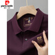 皮尔卡丹（pierre cardin）夏季新款棉男士短袖POLO.衫衫刺绣翻领T恤大码百搭半袖针织新品 6628雾蓝色【主图款】 M 48【建议100-125斤】