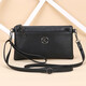 Kangaroo Fashion Crossbody Bag Genuine Leather Shoulder Bag 2025 Korean Style Women's Bag Versatile Clutch Bag Casual Ladies Mom Mobile Phone Bag Letter Mark Black