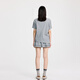 RE VAN Rui Fan New Product Designer Fun Gray T-shirt Skirt Suit RL32403201 Gray M /38