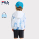 FILA Children's Clothing Children's Sun Protection Clothing 2025 Summer New Children's Lightweight Jacket Full Print One-ZA 110