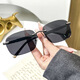 Emperor's black and prosperous wealth, glasses, men's sunglasses, cool, moisturizing, eye-catching, high-end sunglasses, outdoor driving and fishing, black gray pc style