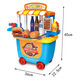 
Children's House Playing Kitchen BBQ Hamburger Toys Boys and Girls Ice Cream Ice Cream Ice Cream Ice Cream Ice Cream Toolbox Set Orange Red 7027+ Popcorn Car Powder