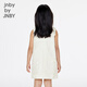 jnby by JNBY新款江南布衣童装圆领A型套头无袖连衣裙25春女童1P2G13570 111/淡米白 130 cm