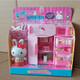 Pink Rabbit Kühlschrank Set Mini Küche Einkaufswagen Waschmaschine Medizinische Werkzeuge Mädchen spielen Hausspielzeug Geschenk Mini Toast YY17081