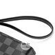 Walker Shop New Handbag Bag Men's Clutch Bag Fashion Fashion Bag Bag Arojes Bolso de negocios Bolsa de mano a cuadros de mano negra (29*19.5*5.5cm)