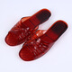 Yunyouli (yunyouli) summer women's crystal sandals comfortable flat heel PVC slippers 1478 yellow 38