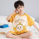 Disney Children's Pajamas Boys Summer Thin Cotton Короткие рукава 2025 Новые летние мальчики и подростки для младших школ.