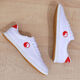 
White shoes, beef tendon sole, men and women canvas casual shoes, practice training shoes, breathable, non-slip, wear-resistant morning exercise shoes, sports shoes, Tai Chi [white], single layer 41 (255mm)