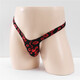 
Men's self-picking underwear Sexy and interesting men's underwear Self-picking lace U convex pocket bag Large space Men's thong Lightning gold Men's self-picking underwear 1 pair One size (65-95CM waist circumference)
