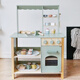 Chengliu Children's Simulation Dessert Cake Stand Cash Register Supermarket Toys House Wooden Kitchen Girls Birthday Gift Dessert House Toys