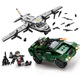 兼容Lego战场空投飞机大型运输机火力对决武装直升机拼装玩具 ZM757开场飞机