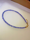 Feiyu Ruyijia Welfare Beautiful Natural Ice Tanzanite 14k Gold Faceted Tanzanite Sapphire Bracelet 17cm