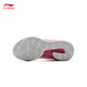 Li Ning (LI-NING) youth badminton shoes 2025 new products close to the ground flying JR competition training children's sports shoes non-slip and comfortable AYTV002-3 standard white/magenta 34 (210mm) 3
