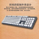 K845 Механический клавиатура проводной пудинг Mahjong Crystal White High-Social Office Em-Sports Games