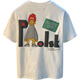 Beihai Erxiang Modemarke Kurzärärmelte T-Shirt Herren gedruckt halbärmelte lose T-Shirt Xinjiang Baumwolle bequem und immer trendy trendy fünf Ärmeln Kleidung Männer weiß [JSW9923] L für 109-123jin geeignet [Jin gleich 0,5 kg]