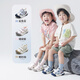 Shepherd Children's Sandals 25 Years Summer Earth Partner Boys Anti-collision Children's Shoes Breathable Girls Shoes Shark Blue 25
