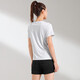 Camel (CAMEL) badminton uniform for women's sun protection quick-drying sports two-piece set Y1S1TLF653A5 white/black L