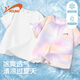 Guirenniao children's clothing girls short-sleeved T-shirt 2025 new big children's summer sun protection tops children's breathable gas shirt jT9u-iHMk sun protection/dgr quick drying nhQ36 120