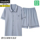 Modal Pure Cotton Couple Pyjamas Spring and Summer Cardigan à manches courtes Sweet Home Vêtements Coton Men Cotton Suit N12706 Femmes N12806 Men 2xl hommes