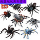 Simulation du village de Shantoulin Spider Spider Halloween Prank Toy Simulation Spider VenoMous Spider Insect Modèle Animal Ox-683 Brésilien Blue Bird Catching Spider 0.0