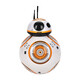 Manxue Remote Control Ball Robot Star Wars BB8 Programación inteligente Carga Danza Spherical Children's Toy BB8 Robot Versión de carga de batería de litio original + Manual +++ 2 imanes