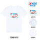 Xtep children's short-sleeved summer cool breathable quick-drying casual short T-shirt for girls fashionable and versatile outdoor half-sleeved top t 9435 pearl white [smart] 150