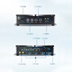 Eipkonghui i5-4278U industrial computer upgrade dual network 6COM server industrial computer fanless industrial computer embedded dust-proof and high temperature resistant including 4g memory and 64g solid state hard drive
