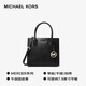 MICHAEL KORS New Year's gift luxury MK women's bag MERCER portable shoulder crossbody bag accordion bag medium black