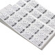 Impression de qualité (Zhiyin) A4 / 100 feuilles d'autocollant auto-adhésif Sticker Sticker Inner Coulette de ruban adhésif autocollant auto-adhésif droit d'angle arrondi blanc intérieur coupé filetage mat laser à jet d'encre 1283 65 angle droit (100 feuilles)
