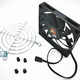
8010 Fan 8010/9213 Ultra-thin violent fan 4p speed regulation 3p speed control machine radiator special silent fan 9215-2700 Black evil