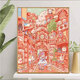 Jiatuling Milk Farm Digital Painting Digital Painting Super Complexe 2024 Nouveau dessin animé DIY PEINTURE DE COULEUR COUPAGNE TREASE BAY BAY