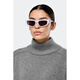 Canada Goose [New Product] Faroe Women's Sunglasses Sunglasses 8110W 9864 Matte Lavender Purple/Mirror Blue
