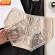 REJIP sexy underwear for women, mulberry silk crotch 2025 new French pure lace hollowed-out shorts for girls Y3899-skin color L 100-120Jin[Jin equals 0.5 kg]