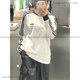 Adidas long-sleeved sweatshirt for men and women 3rd-leaf clover classic striped casual round neck T-shirt KE5825 IA4879 Black IA4877 S