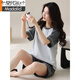 
Modal high-end pajamas for women in summer pure cotton shorts shorts all-cotton casual thin style for outdoor wear. Z9859 M [recommended to wear 80-100Jin [Jin equals 0.5 kg]]