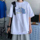 GTYUWVG【9859人收藏】纯棉男士2024夏季新款T恤韩版潮流ins港风学生 黑色T恤【GK小熊】 XL