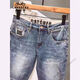 
Classic Car (LAOYECHE) Summer denim mid-pants printed trendy brand retro nostalgic washing Korean version loose thin five-point pants stretch shorts men blue #9902 27 80-90Jin [Jin equals 0.5 kg]