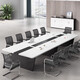 Conference room conference table long table simple modern table small training table and chair long workbench office combination regular version without socket 2.0*1.0 meter conference table