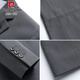 
Pierre cardin suit jacket men's 2025 spring and autumn new style business casual suits without ironing and anti-wrinkle single western jacket top single piece 6636 light gray stripes XL 180