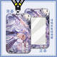 Lotus CP niedliche Nezha AO Bing Card Set Mahlzeitenkarte Wasserkarte Student Campus Karten Schulkarten U-Bahn-Zertifikat Schutz Hülle Nezha Kartenabdeckung-M1143 Kartenabdeckung + Weißes Armband