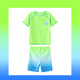 Cold element Coldelement children's swimsuit short-sleeved boys' new summer sunscreen UPF50+baby swimsuit fluorescent color sunshine orange+swimming trunks 6XS (110) 25-35Jin Jin equals 0.5 kg